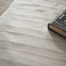 Ριχτάρι Τριθέσιου 180x310cm GOFIS HOME  Laurel Rock Grey 731/14