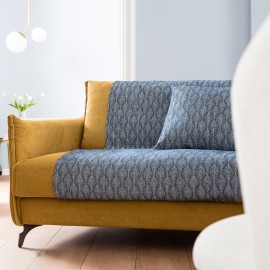 Ριχτάρι Τριθέσιου 180x310cm GOFIS HOME Peacock Royal Blue 935/ 01