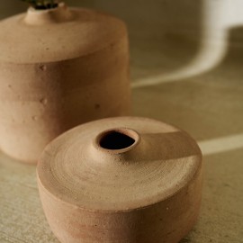 Πήλινο Σετ 2τεμ. O8cm Ύψος: 9cm GOFIS HOME Zyphira 177