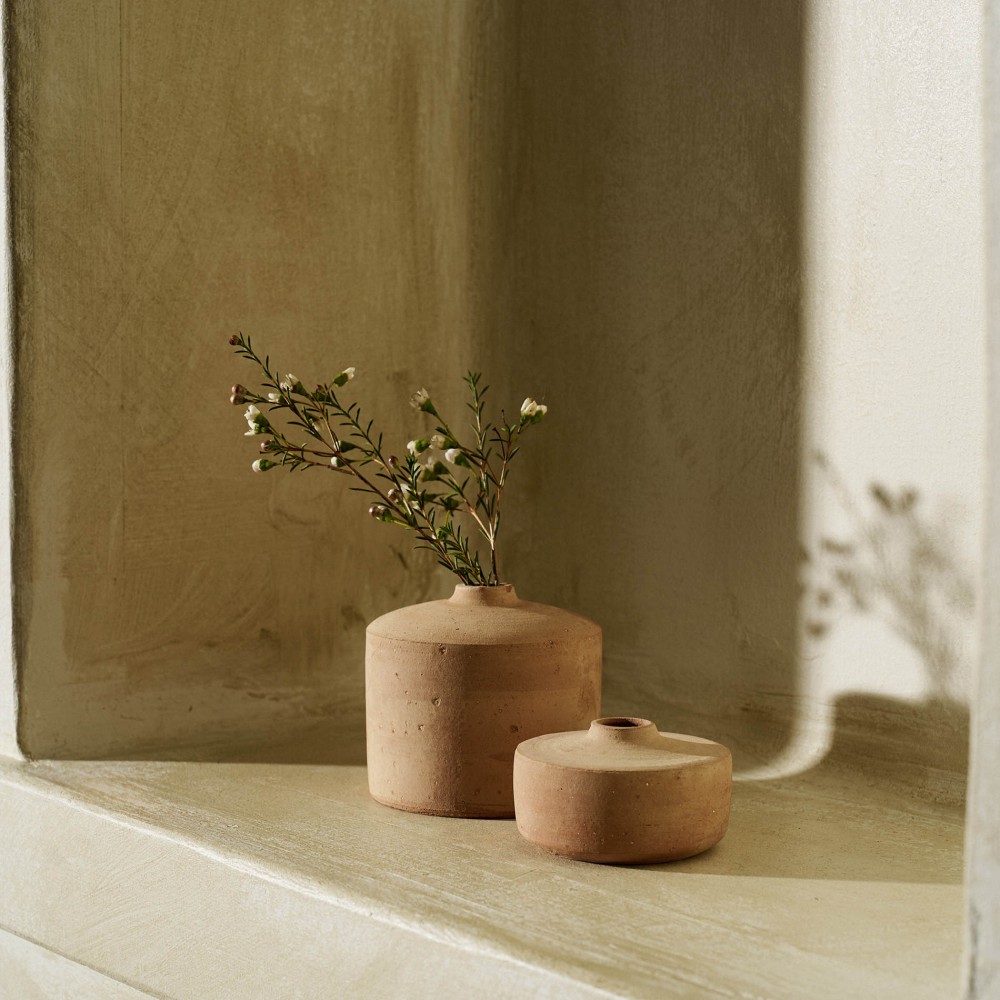 Πήλινο Σετ 2τεμ. O8cm Ύψος: 9cm GOFIS HOME Zyphira 177
