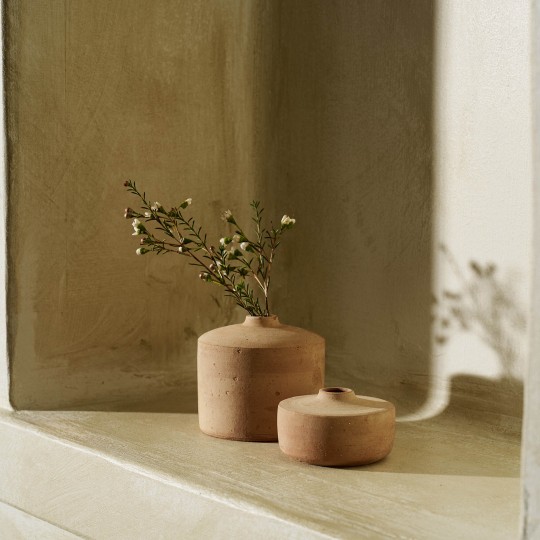 Πήλινο Σετ 2τεμ. O8cm Ύψος: 9cm GOFIS HOME Zyphira 177