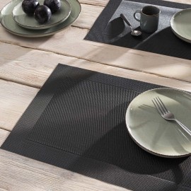 Σουπλά 30x45cm GOFIS HOME  Wrap  Carbon Black 752/15