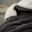 Πάπλωμα-Κουβέρτα 235x245cm GOFIS HOME Teddy Graphite Black 407/45