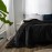 Πάπλωμα-Κουβέρτα 235x245cm GOFIS HOME Teddy Graphite Black 407/45