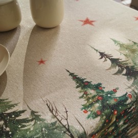 Τραπεζομάντηλο 135x135cm GOFIS HOME  Xmas  205