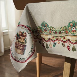 Τραπεζομάντηλο 135x135cm GOFIS HOME  Xmas  212