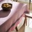 Τραπεζομάντηλο 135x135cm GOFIS HOME  Eira Dusty Pink 406