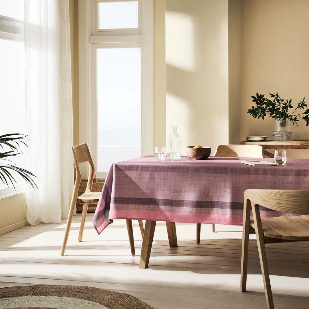 Τραπεζομάντηλο 135x135cm GOFIS HOME  Eira Dusty Pink 406