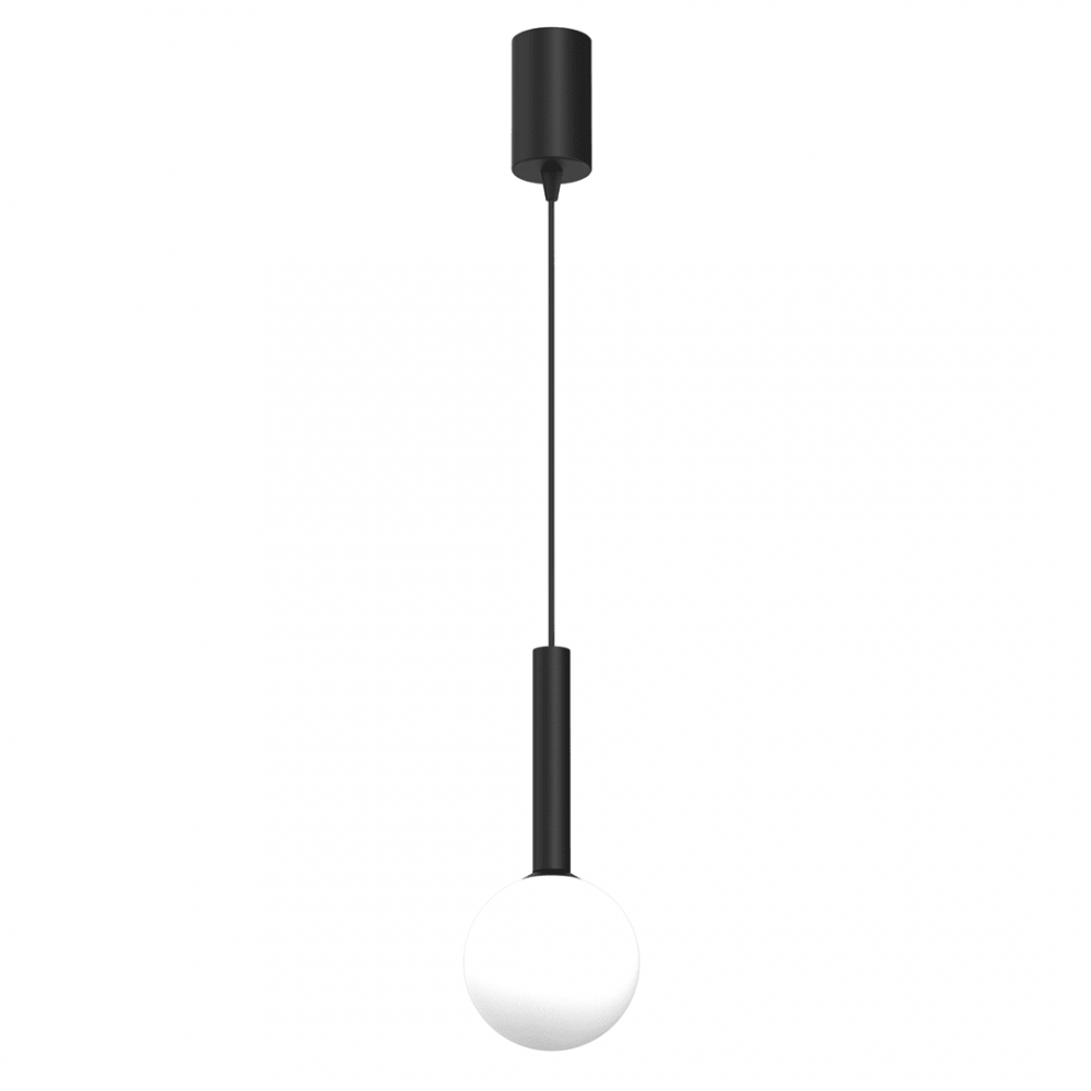 Milagro - Κρεμαστό Φωτιστικό Play Οπάλ Ø10cm Μαύρο