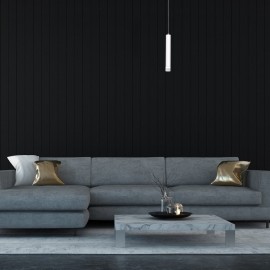 Milagro - LED Κρεμαστό Μονόφωτο Φωτιστικό Alba 5W Λευκό