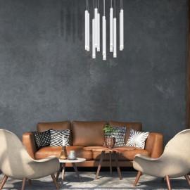 Milagro - LED Κρεμαστό Πολύφωτο 12W Alba Λευκό