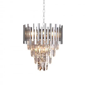 Milagro - Κρεμαστό Φωτιστικό Πολύφωτο Aspen Chrome Ø45cm