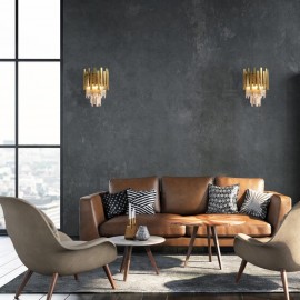 Milagro - Απλίκα Τοίχου Aspen Ø25cm Χρυσό