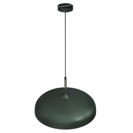 Milagro - Κρεμαστό Φωτιστικό Lincoln 45cm Πράσινο Χρυσό