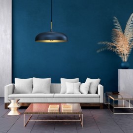 Milagro - Κρεμαστό Φωτιστικό Lincoln 45cm Μπλε Χρυσό