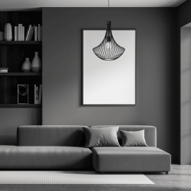 Milagro - Κρεμαστό Φωτιστικό Cesta Μαύρο