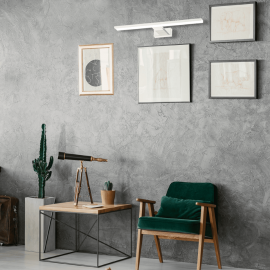 Milagro - LED Απλίκα Τοίχου Pinto 12W 50cm Λευκό