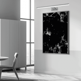 Milagro - LED Απλίκα Τοίχου Pinto 12W 50cm Ασημί