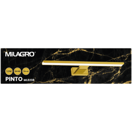 Milagro - LED Απλίκα Τοίχου Pinto 12W 50cm Χρυσό