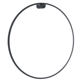 Milagro - LED Απλίκα Τοίχου Saturno IP44 46W 80cm Μαύρο