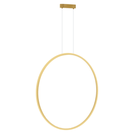 Milagro - LED Κρεμαστό Φωτιστικό Saturno IP44 46W 80cm Χρυσό