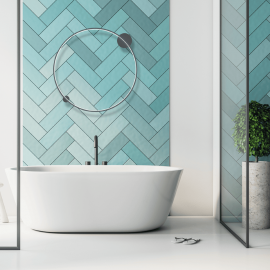 Milagro - LED Φωτιστικό Τοίχου Saturno IP44 46W 80cm Μαύρο