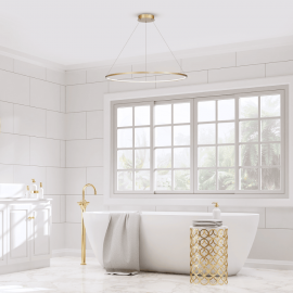 Milagro - LED Κρεμαστό Φωτιστικό Saturno 100cm Χρυσό