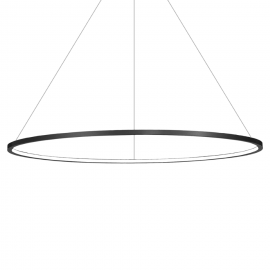 Milagro - LED Κρεμαστό Φωτιστικό Saturno 120cm Μαύρο