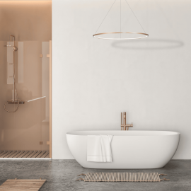 Milagro - LED Κρεμαστό Φωτιστικό Saturno 120cm Χρυσό