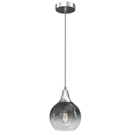 Milagro - Κρεμαστό Φωτιστικό Monte Ø15cm Ασημί