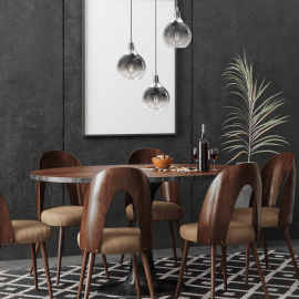 Milagro - Κρεμαστό 3φωτο Φωτιστικό Monte Ø22cm Ασημί