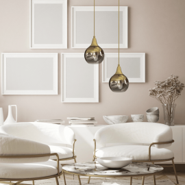 Milagro - Κρεμαστό Φωτιστικό Monte Ø15cm Χρυσό