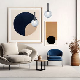 Milagro - Γυάλινο Κρεμαστό Φωτιστικό Niko Ø20cm Black