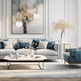 Milagro - Γυάλινο Κρεμαστό Φωτιστικό Niko Ø15cm Χρυσό