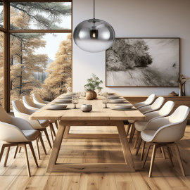 Milagro - Γυάλινο Κρεμαστό Φωτιστικό Campania Ø40cm Μαύρο Φυμέ