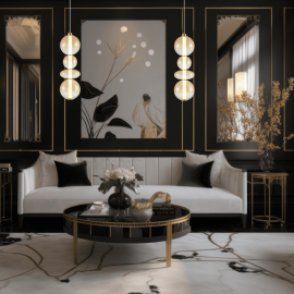 Milagro - LED Γυάλινο Κρεμαστό Φωτιστικό Daphne Υ75cm 36W Χρυσό Με Μελί Γυαλί