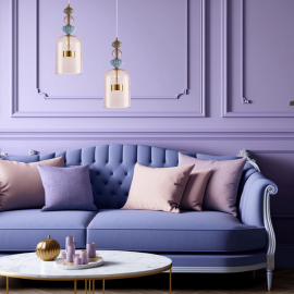 Milagro - LED Κρεμαστό Φωτιστικό Arte Χρυσό 16cm 12W Πολύχρωμο