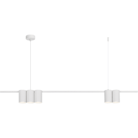 Milagro - Κρεμαστό Φωτιστικό Ράγα με Σποτ Genesis 100cm Λευκό