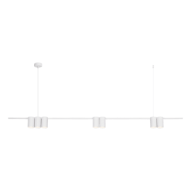 Milagro - Κρεμαστό Φωτιστικό Ράγα με Σποτ Genesis 150cm Λευκό