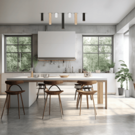 Milagro - Σποτ Οροφής Genesis 20cm Μαύρο