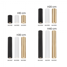 Milagro - Σποτ Οροφής Genesis 20cm Χρυσό