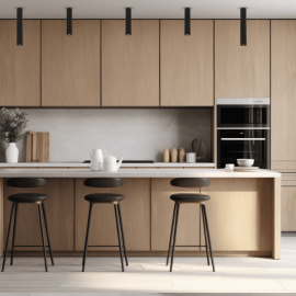 Milagro - Σποτ Οροφής Genesis 30cm Μαύρο