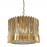 Κρεμαστό Φωτιστικό με Κρύσταλλο Ritz Gold Ø42cm