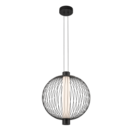 Milagro - LED Κρεμαστό Φωτιστικό Kyoto 43cm 32W Μαύρο