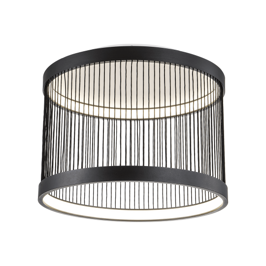 Milagro - LED Φωτιστικό Οροφής Guarda 51,2cm 43W Μαύρο