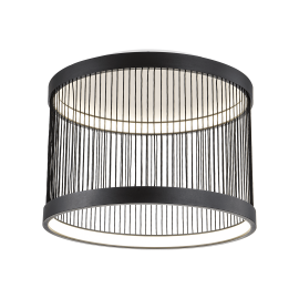 Milagro - LED Φωτιστικό Οροφής Guarda 51,2cm 43W Μαύρο