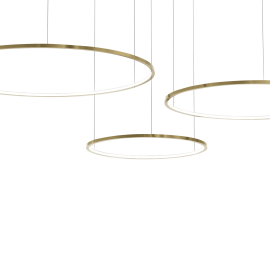 Milagro - LED Κρεμαστό Φωτιστικό Saturno Gold 100W Χρυσό