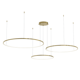 Milagro - LED Κρεμαστό Φωτιστικό Saturno Gold 100W Χρυσό