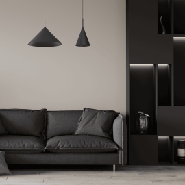 Milagro - Κρεμαστό Φωτιστικό Capital Black Ø46cm Μαύρο