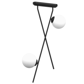 Milagro - Φωτιστικό Οροφής 2φωτο Inter Μαύρο